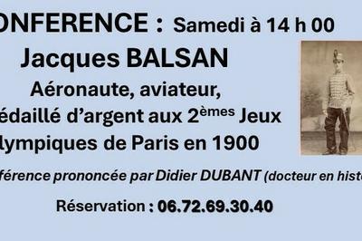 Confrence sur Jacques Balsan  Deols