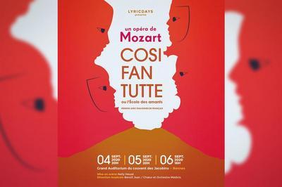 Cosi Fan Tutte - Opra de Mozart  Rennes