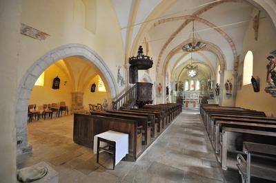 Dcouverte d'une glise du XIIe sicle et de ses peintures murales  Suzannecourt