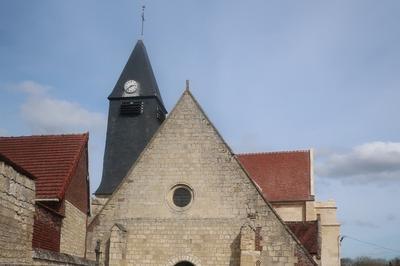 Dcouverte de l'Eglise St Sulpice en cours de restauration et histoire du village  Montiers