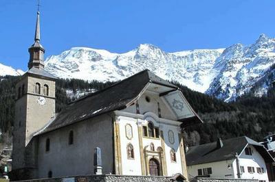 Dcouverte du centre du village des Contamines-Montjoie, son histoire et son glise  Les Contamines Montjoie