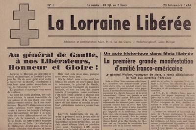 Dcouvrez la libration de la Moselle en 1944-1945  travers la presse  Hagondange