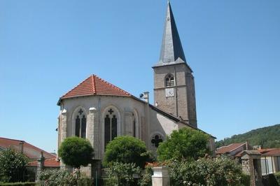 Dcouvrez une glise du XIXe et son saint Christophe mesurant 2,65 mtres  Lay saint Christophe