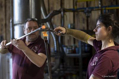 Dmonstration : dcouverte des souffleurs de verre  Blangy sur Bresle