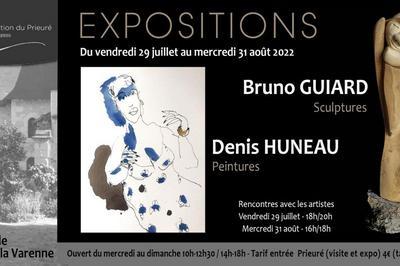 Denis Huneau, Peinture Et Bruno Guiard, Sculpture  Saint Remy la Varenne