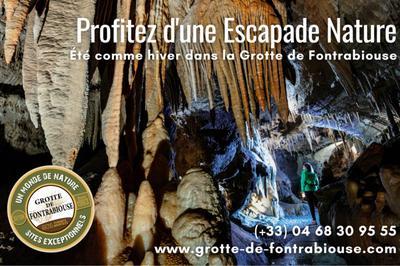 Descendez dans les profondeurs de la grotte de Fontrabiouse