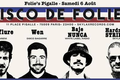 Disco de Folies : Enflure, Baje Nunca, Wen & Hardrock Striker à Paris 9ème