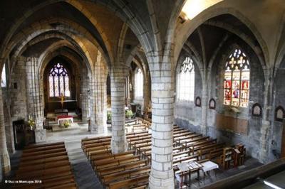 Eglise Notre-dame - Montluon : Polyptyque Vie De La Vierge Marie  Montlucon