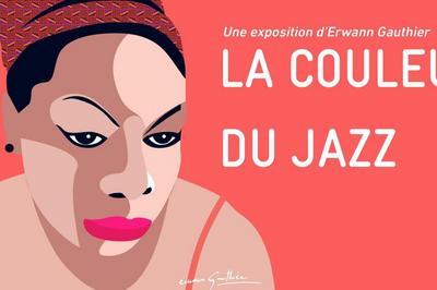 Exposition   La Couleur du Jazz  d'Erwann Gauthier  Paris 14me