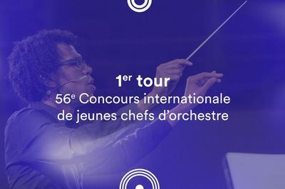 1er tour  56e Concours de jeunes chefs d'orchestre  Besancon