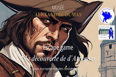 Escape game |  la dcouverte de d'Artagnan  Villers Cotterets