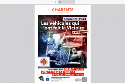 Exposition charente 1944 : les vhicules qui ont fait la victoire  Angouleme