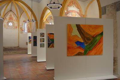 Exposition dans l'glise Sainte-Foy  Pujols