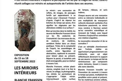 Blanche Franssen - Les Miroirs Intrieurs  Paris 6me