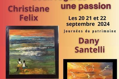 Exposition de peintures, deux femmes, deux regards, une passion   Donzere