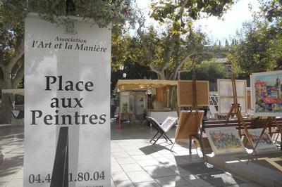 Exposition de Peintures sur la Place Baragnon par L'Art et la Manire  Cassis