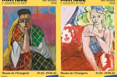 Exposition Matisse Cahiers d'Arts, Le tournant des années 30 à Paris 1er
