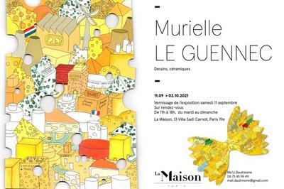Exposition Murielle Le Guennec  la galerie La Maison  Paris 19me