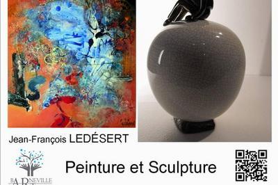 Exposition peinture et sculpture de Jean-Franois Ledsert et Grard Paturel  la salle du Parc  Barneville Carteret
