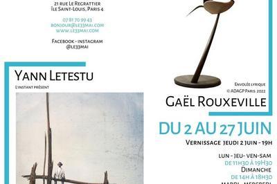 Peinture & Sculpture Yann Letestu et Gal Rouxeville  Paris 4me