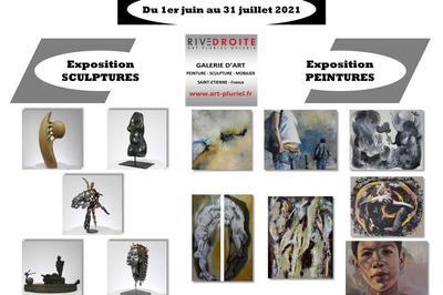 Exposition peintures et sculptures  Saint Etienne