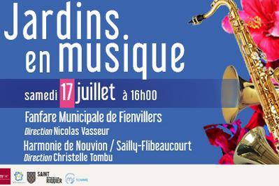 Jardins en musique - Fanfare Municipale de Fienvillers et Harmonie de Nouvion  Saint Riquier