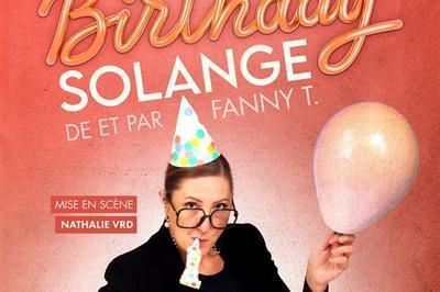 Fanny T dans happy birthday Solange !  Paris 9me