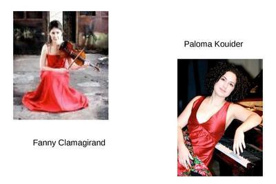 Fanny Clamagirand et Paloma Kouider  Gramat