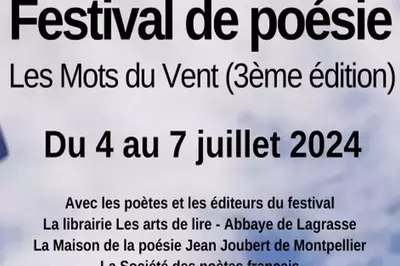 Festival de posie Les Mots du Vent 2025