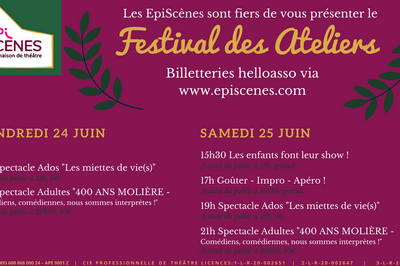 Festival des ateliers des EpiScènes à Bizanos