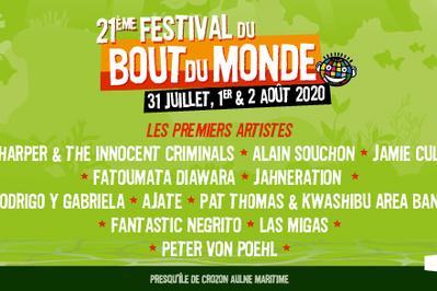Festival Du Bout Du Monde Billet 1 Jours  Crozon