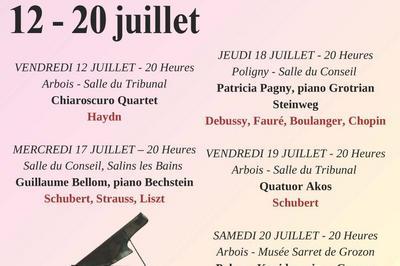 Festival Pianos en Arbois 2025