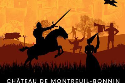 Fte mdivale au chteau de Montreuil Bonnin  Boivre-la-Valle