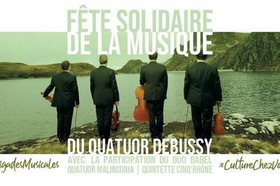 Fte Solidaire de la Musique du Quatuor Debussy & Cie  Lyon