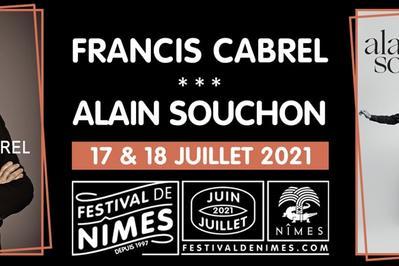 Francis Cabrel et Alain Souchon - Report  Nimes