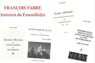 Franois Fabre, Historien Du Fenouilldes  Caudies de Fenouilledes