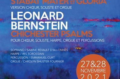 Gloria - Stabat mater Poulenc / Chichester Psalms Bernstein  Paris 9me