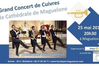 Grand Concert de Cuivres en la Cathdrale de Maguelone  Palavas les Flots