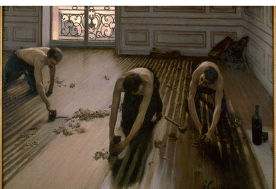 Gustave Caillebotte, Peindre les hommes  Paris 7me