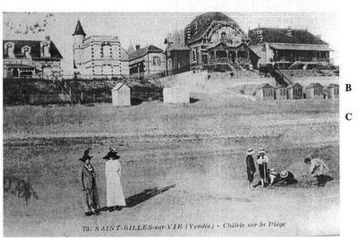 Histoire du remblai de la grande plage: promenade commente par l'association V.I.E.  Saint Gilles Croix de Vie