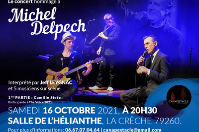 Hommage  Michel Delpech  La Creche