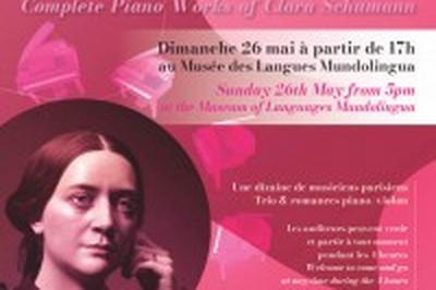 Intgrale des oeuvres pour Piano de Clara Schumann  Paris 6me