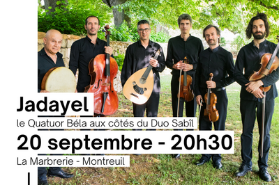 Jadayel, le quatuor béla aux côtés du duo sabîl à Montreuil