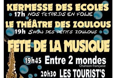 Kermessee Des coles, Le Thatre Des Zoulous, Entre Deux Mondes, Les Touristes, Black Ice  Saint Martin de Gurson