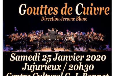 L'cole de musique Les 3 Rivires invite le brass band Gouttes de Cuivre  Jujurieux