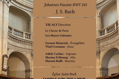 La passion selon Saint Jean de J.S BACH à Paris 1er