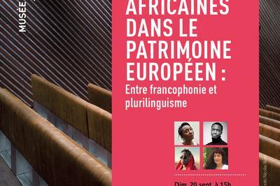 La Place Des Langues Africaines Dans Le Patrimoine Europen : Entre Francophonie Et Plurilinguisme  Paris 7me
