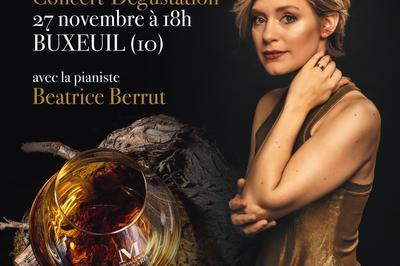 La virtuose du piano Beatrice Berrut en concert-dgustation Domaine Moutard  Buxeuil