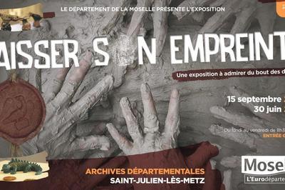 Laisser son empreinte - une exposition à admirer du bout des doigts à Saint Julien les Metz