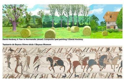 La Classe, L'oeuvre ! David Hockney et la Tapisserie de Bayeux, Montrer le temps qui passe